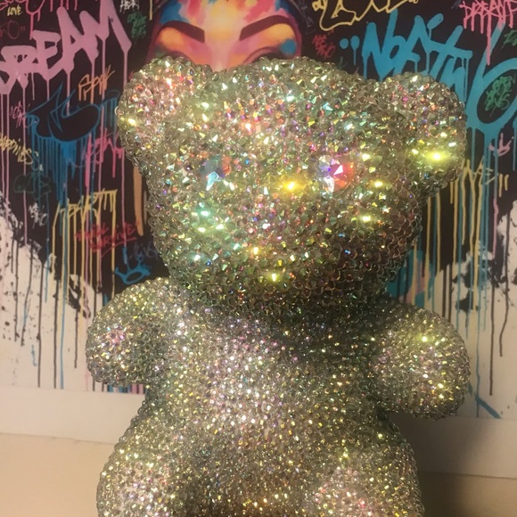 BLINGED OUT TEDDY BEAR - Picture 8 of 16